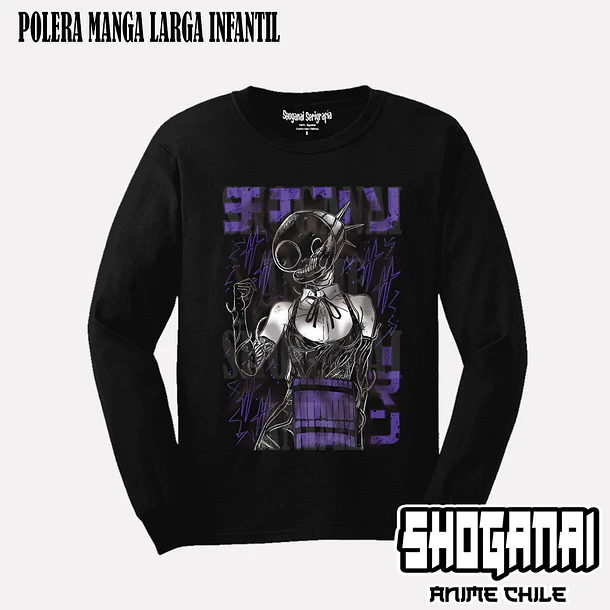 CHSM22 Reze / Demonio Bomba - CHAINSAWMAN - INFANTIL (Polera o Polerón) 4