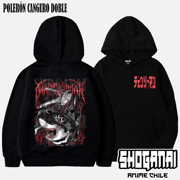 CHSM23 Beam y Denji - CHAINSAWMAN - ADULTO (Polera o Polerón) 5