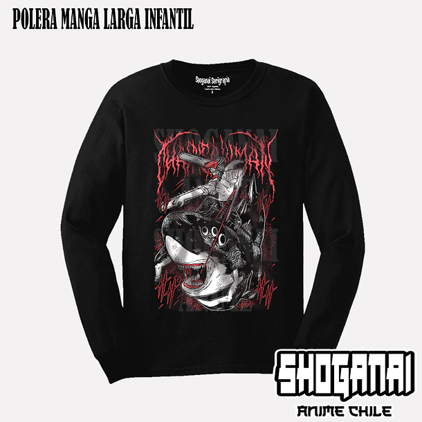 CHSM23 Beam y Denji - CHAINSAWMAN - INFANTIL (Polera o Polerón) 3