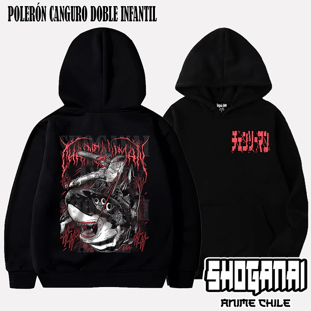 CHSM23 Beam y Denji - CHAINSAWMAN - INFANTIL (Polera o Polerón) 5