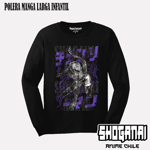 CHSM24 Reze / Demonio Bomba - CHAINSAWMAN - INFANTIL (Polera o Polerón) 4