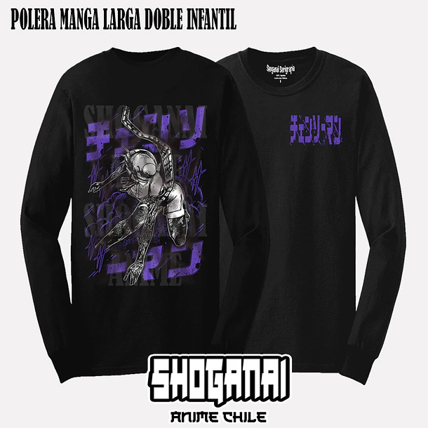 CHSM24 Reze / Demonio Bomba - CHAINSAWMAN - INFANTIL (Polera o Polerón) 5