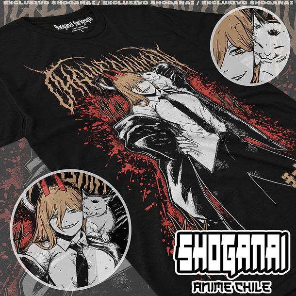 CHSM25 Power - CHAINSAWMAN - ADULTO (Polera o Polerón) 1
