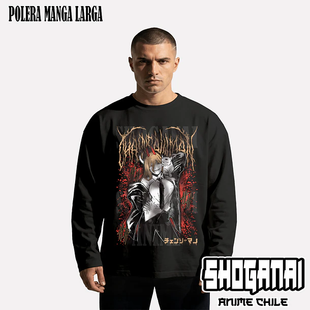 CHSM25 Power - CHAINSAWMAN - ADULTO (Polera o Polerón) 3