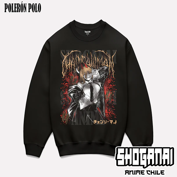 CHSM25 Power - CHAINSAWMAN - ADULTO (Polera o Polerón) 6