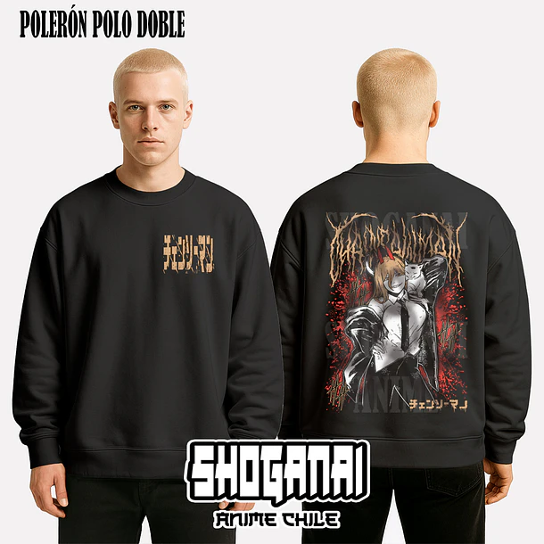 CHSM25 Power - CHAINSAWMAN - ADULTO (Polera o Polerón) 7