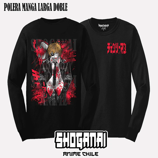 CHSM26 Denji - CHAINSAWMAN - ADULTO (Polera o Polerón) 4