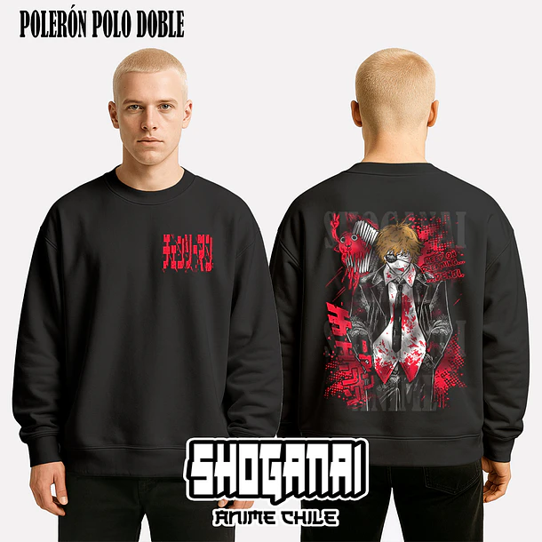 CHSM26 Denji - CHAINSAWMAN - ADULTO (Polera o Polerón) 7