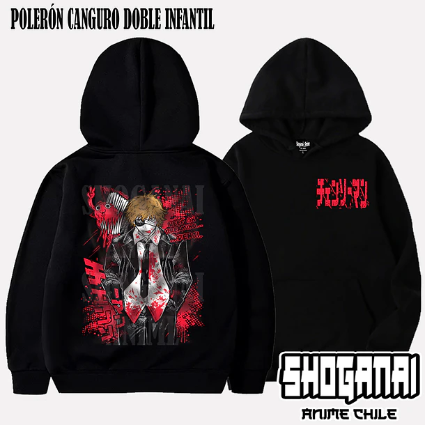 CHSM26 Denji - CHAINSAWMAN - INFANTIL (Polera o Polerón) 5