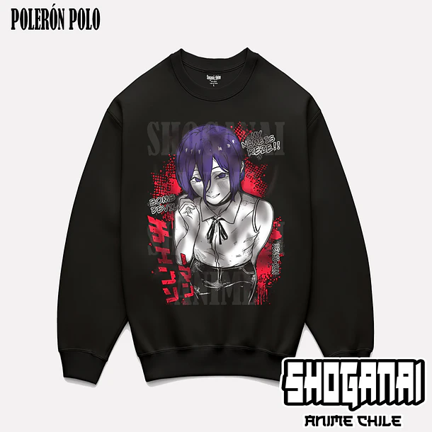 CHSM27 Reze - CHAINSAWMAN - ADULTO (Polera o Polerón) 6