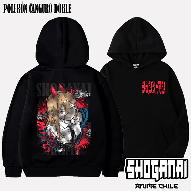CHSM28 Power - CHAINSAWMAN - ADULTO (Polera o Polerón) 5