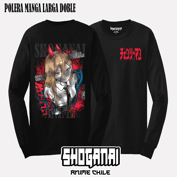 CHSM28 Power - CHAINSAWMAN - ADULTO (Polera o Polerón) 4