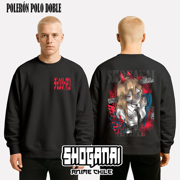 CHSM28 Power - CHAINSAWMAN - ADULTO (Polera o Polerón) 7