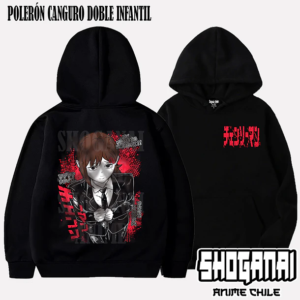 CHSM29 Kobeni Higashiyama - CHAINSAWMAN - INFANTIL (Polera o Polerón) 5