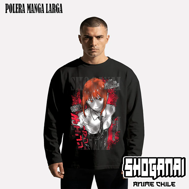 CHSM30 Makima - CHAINSAWMAN - ADULTO (Polera o Polerón) 3