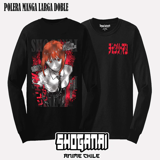 CHSM30 Makima - CHAINSAWMAN - ADULTO (Polera o Polerón) 4