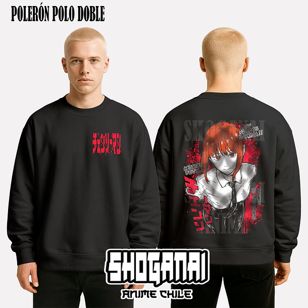 CHSM30 Makima - CHAINSAWMAN - ADULTO (Polera o Polerón) 7