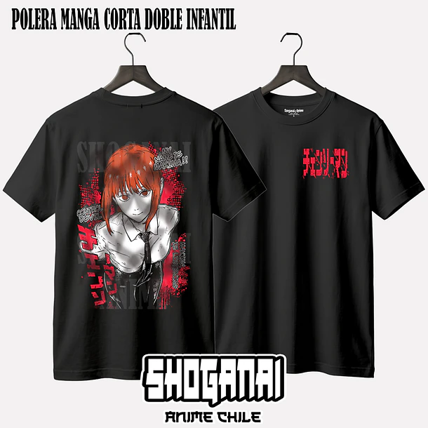 CHSM30 Makima - CHAINSAWMAN - INFANTIL (Polera o Polerón) 2