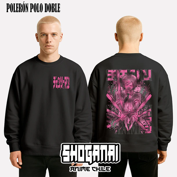 CHSM31 Denji - CHAINSAWMAN - ADULTO (Polera o Polerón) 7
