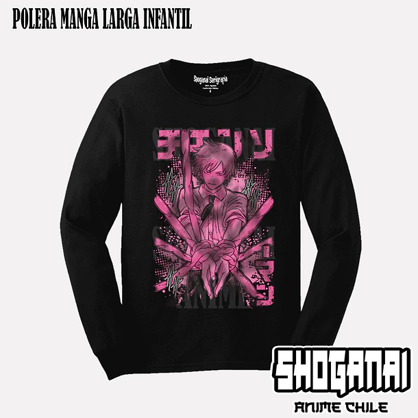 CHSM31 Denji - CHAINSAWMAN - INFANTIL (Polera o Polerón) 3