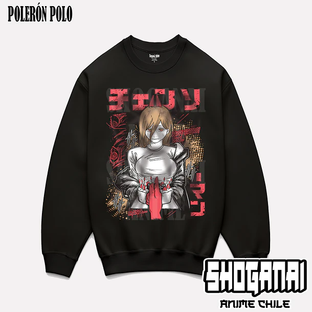CHSM32 Power - CHAINSAWMAN - ADULTO (Polera o Polerón) 6
