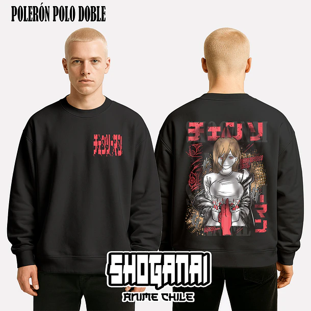 CHSM32 Power - CHAINSAWMAN - ADULTO (Polera o Polerón) 7