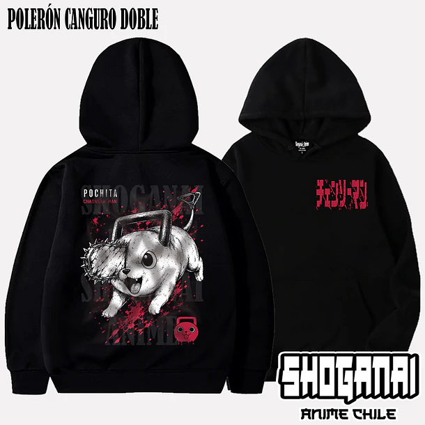 CHSM33 Pochita - CHAINSAWMAN - ADULTO (Polera o Polerón) 5