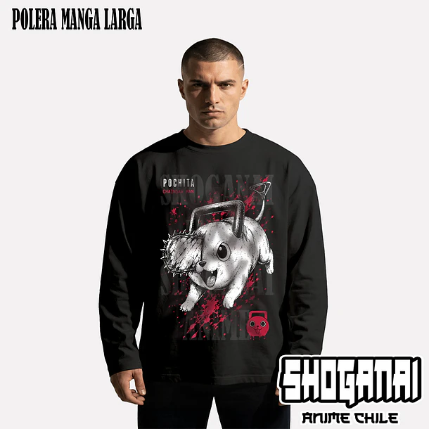 CHSM33 Pochita - CHAINSAWMAN - ADULTO (Polera o Polerón) 3