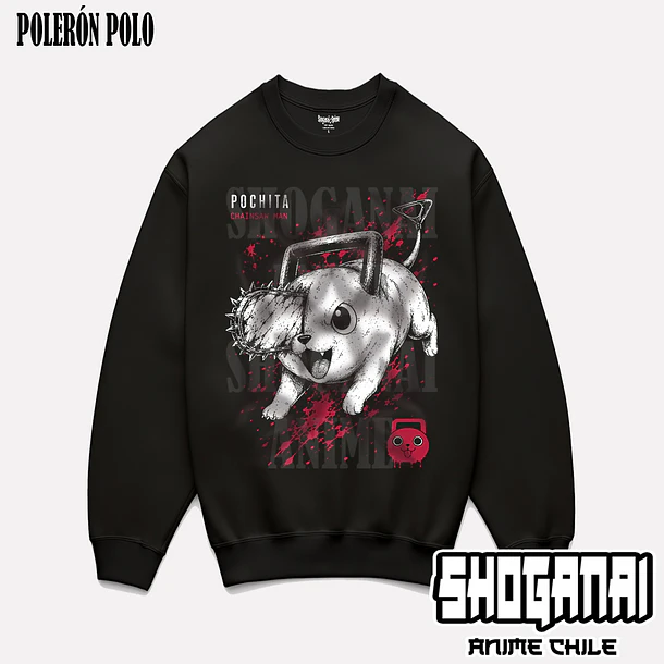 CHSM33 Pochita - CHAINSAWMAN - ADULTO (Polera o Polerón) 6
