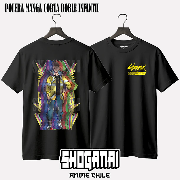 CPE01 David Martinez - CYBERPUNK EDGERUNNERS - INFANTIL (Polera o Polerón) 3