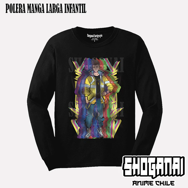 CPE01 David Martinez - CYBERPUNK EDGERUNNERS - INFANTIL (Polera o Polerón) 4