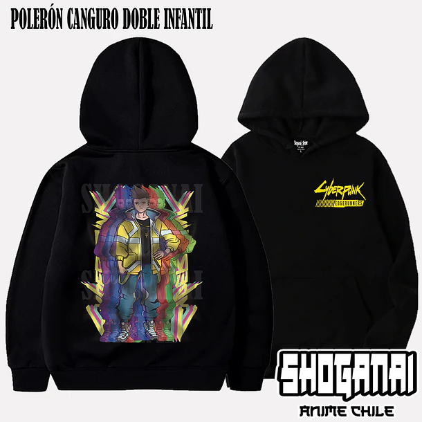 CPE01 David Martinez - CYBERPUNK EDGERUNNERS - INFANTIL (Polera o Polerón) 6