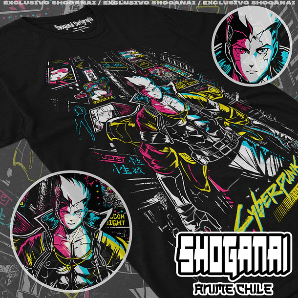 CPE02 David Martinez - CYBERPUNK EDGERUNNERS - ADULTO (Polera o Polerón) 1