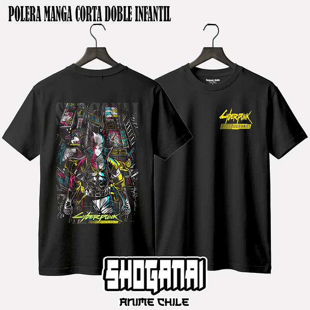 CPE02 David Martinez - CYBERPUNK EDGERUNNERS - INFANTIL (Polera o Polerón) 2