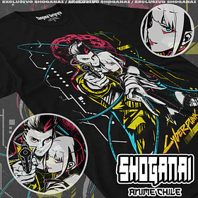 CPE03 David y Lucy - CYBERPUNK EDGERUNNERS - ADULTO (Polera o Polerón)