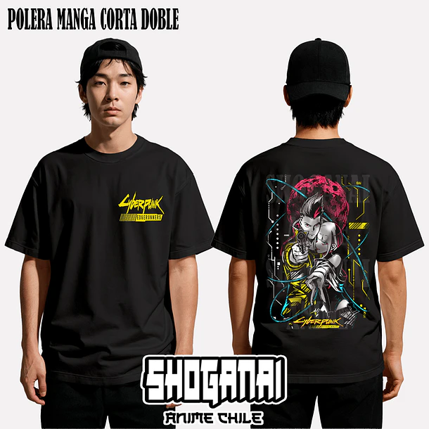 CPE03 David y Lucy - CYBERPUNK EDGERUNNERS - ADULTO (Polera o Polerón) 2