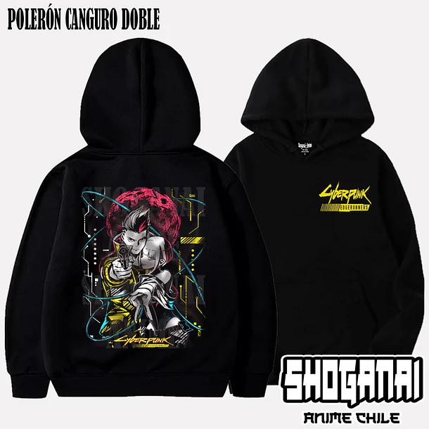 CPE03 David y Lucy - CYBERPUNK EDGERUNNERS - ADULTO (Polera o Polerón) 5