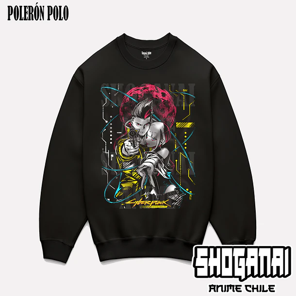 CPE03 David y Lucy - CYBERPUNK EDGERUNNERS - ADULTO (Polera o Polerón) 6