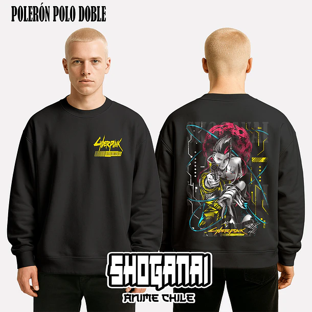 CPE03 David y Lucy - CYBERPUNK EDGERUNNERS - ADULTO (Polera o Polerón) 7