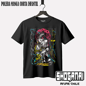 CPE03 David y Lucy - CYBERPUNK EDGERUNNERS - INFANTIL (Polera o Polerón)