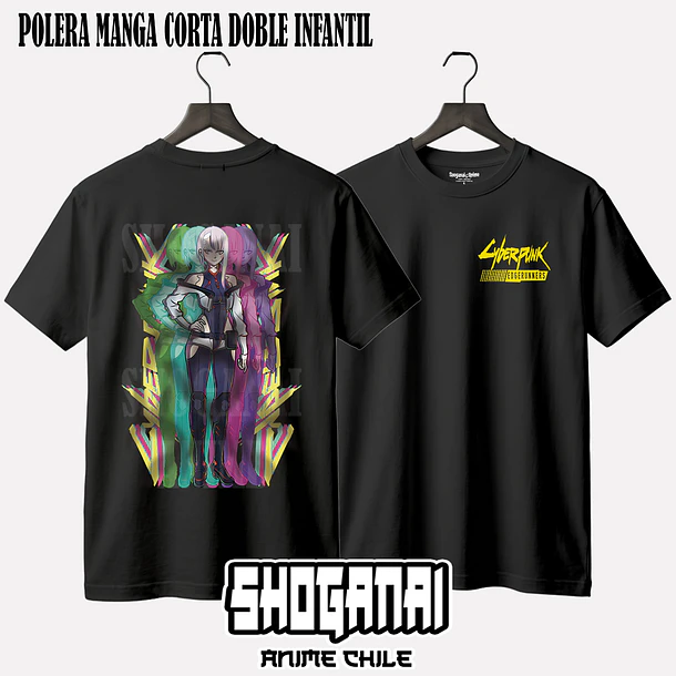 CPE04 Lucy - CYBERPUNK EDGERUNNERS - INFANTIL (Polera o Polerón) 3