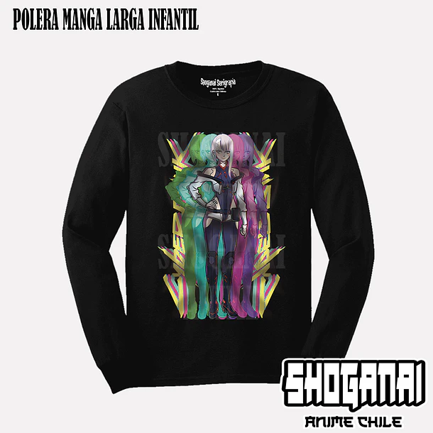 CPE04 Lucy - CYBERPUNK EDGERUNNERS - INFANTIL (Polera o Polerón) 4