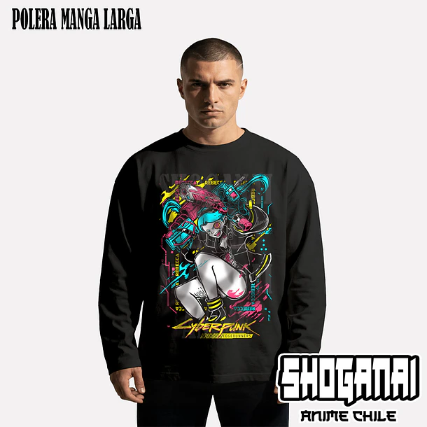 CPE05 Rebecca - CYBERPUNK EDGERUNNERS - ADULTO (Polera o Polerón) 3