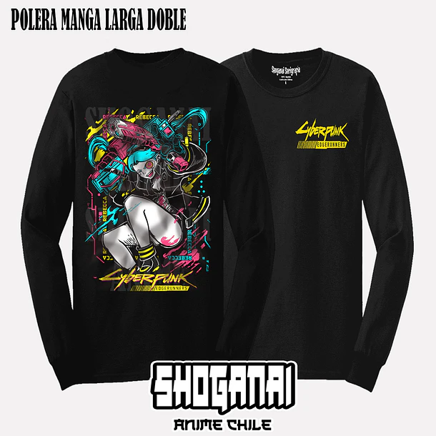 CPE05 Rebecca - CYBERPUNK EDGERUNNERS - ADULTO (Polera o Polerón) 4