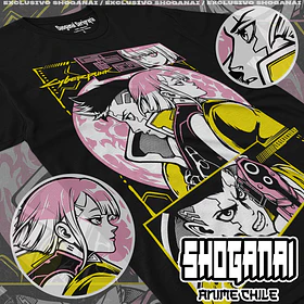 CPE06 David y Lucy - CYBERPUNK EDGERUNNERS - ADULTO (Polera o Polerón)