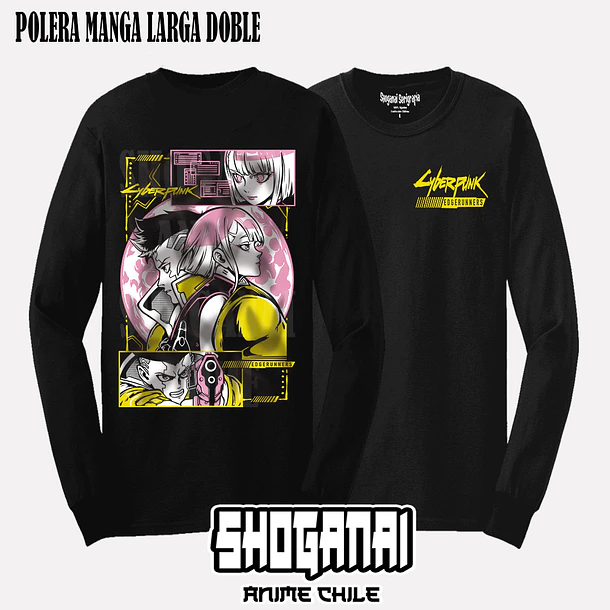 CPE06 David y Lucy - CYBERPUNK EDGERUNNERS - ADULTO (Polera o Polerón) 5