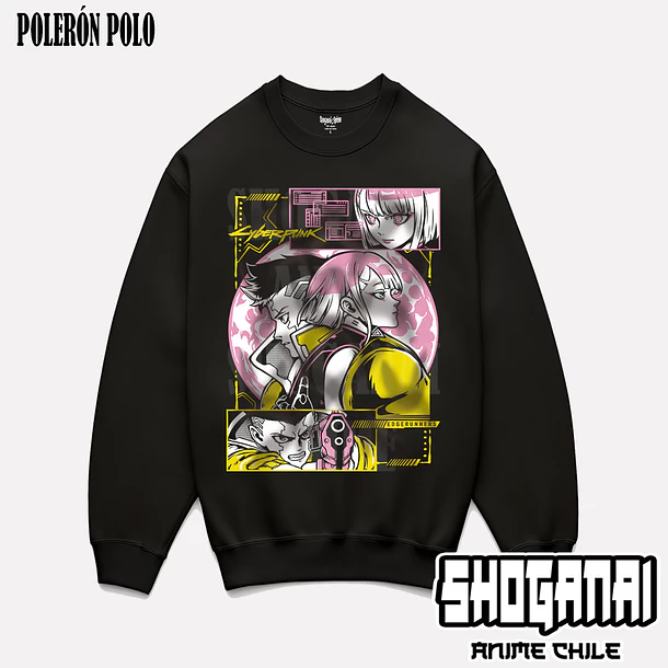 CPE06 David y Lucy - CYBERPUNK EDGERUNNERS - ADULTO (Polera o Polerón) 7