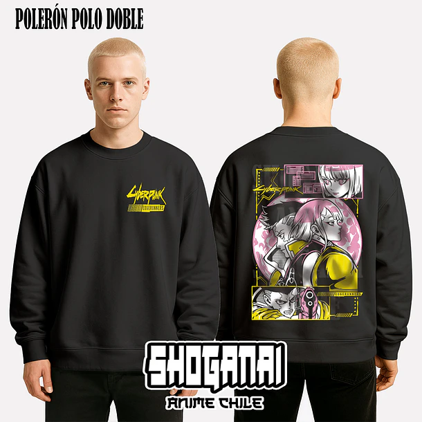 CPE06 David y Lucy - CYBERPUNK EDGERUNNERS - ADULTO (Polera o Polerón) 8