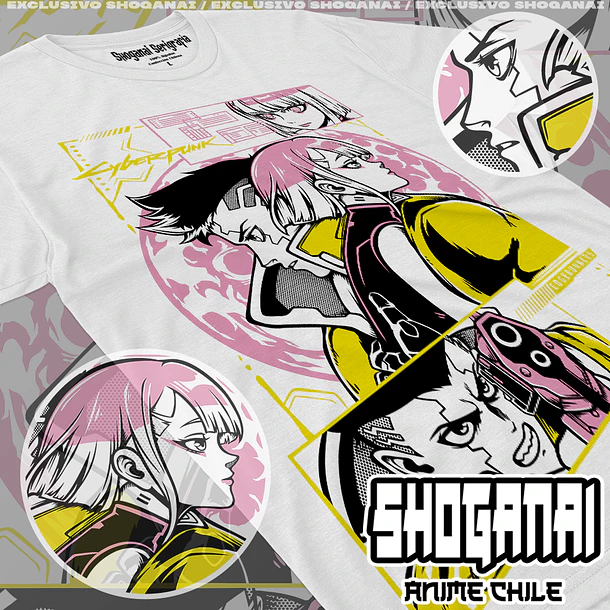 CPE06 David y Lucy - CYBERPUNK EDGERUNNERS - INFANTIL (Polera o Polerón) 2