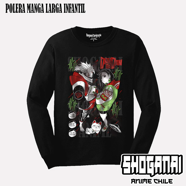 DDD11 Momo y Okarun - DANDADAN - INFANTIL (Polera o Polerón) 3
